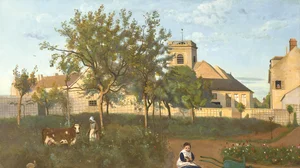 Rosny, the Village Church, Seen from Madame Osmond's Orchard