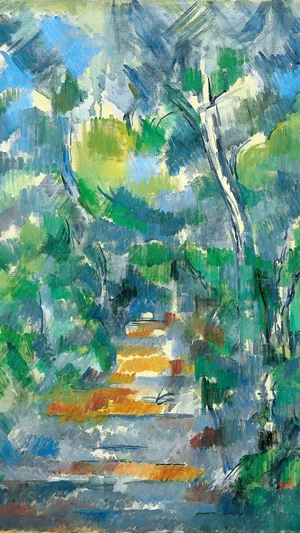 Forest Scene (Path from Mas Jolie to Château noir)