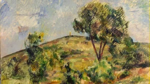 Landscape near Aix with the Tour de César