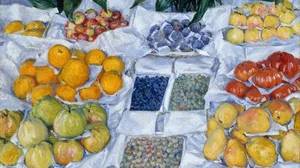 Fruit Displayed on a Stand