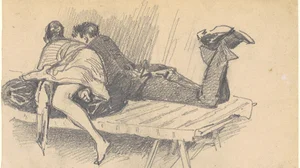 Couple on a Cot