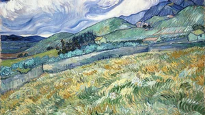 Mountainous Landscape Behind Saint-Paul Hospital