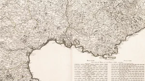 Neueste Generalkarte von Frankreich, southeastern sheet