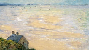 The Hut in Trouville, Low Tide