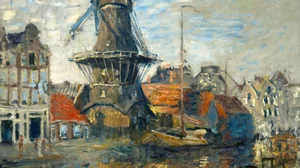 The Windmill on the Onbekende Gracht, Amsterdam
