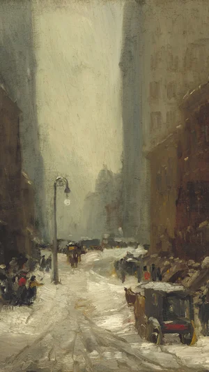 Snow in New York