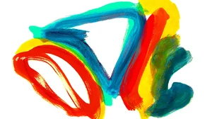 Abstract modern painting art