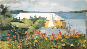 Flower Garden and Bungalow, Bermuda