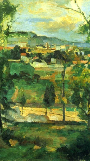 Village Behind Trees, Île-de-France