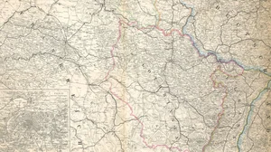 Justus Perthes' Specialkarte von der deutschen Grenze bis Paris