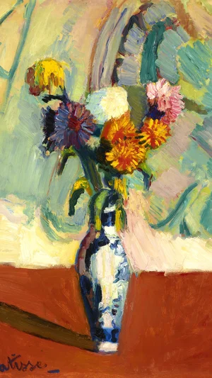 Bouquet, vase chinois
