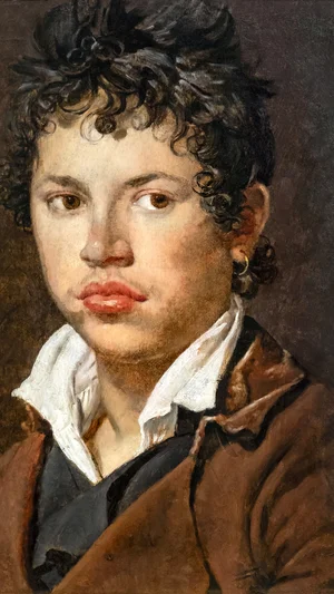 Retrato de um jovem com brinco