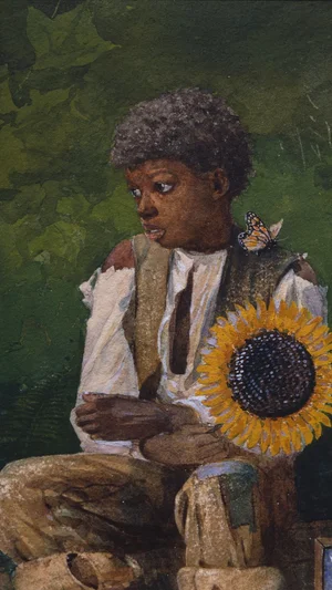 Taking Sunflower to Teacher