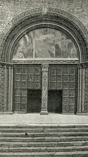 Porta Della Chiesa Di S.Maria Del Carmine