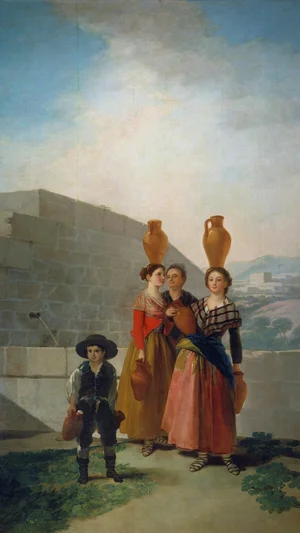 Women Carrying Water