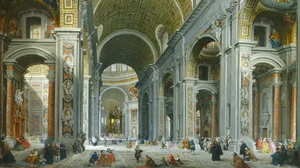Intérieur de la basilique Saint-Pierre, Rome