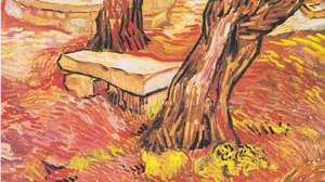 The Stone Bench in the Garden of Saint-Paul Hospital