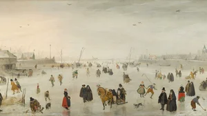 A Scene on the Ice