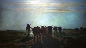 Oxen Going to Work