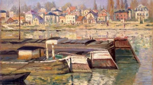 Landscape. Seine at Asnieres