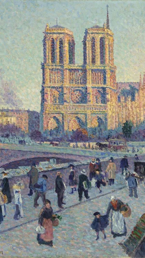 The Quai Saint-Michel and Notre-Dame