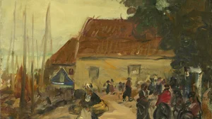 Escena callejera en Volendam