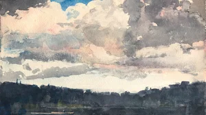 The Lone Boat, North Woods Club, Adirondacks