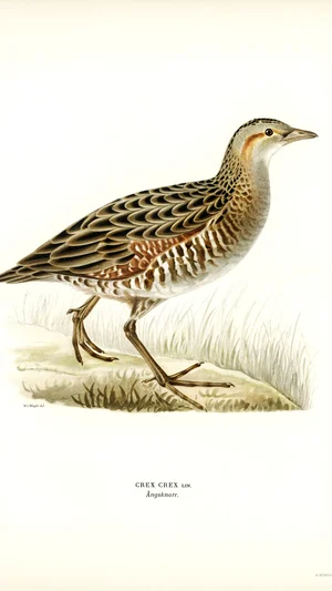 Corn Crake (Crex crex)