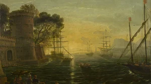Harbor at Sunset