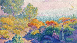 Two Women by the Shore, Mediterranean