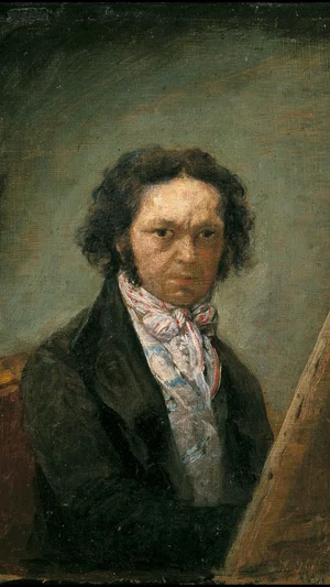 Autoportrait sur toile