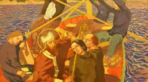 Saint in a Barque