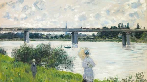 The Promenade with the Railroad Bridge, Argenteuil