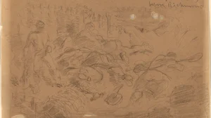 A Shell in the Trenches before Richmond [recto]