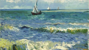 Seascape near Les Saintes-Maries-de-la-Mer