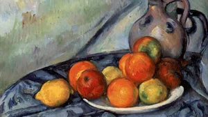 Fruit and a Jug on a Table
