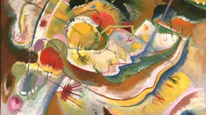 Little Painting with Yellow (Improvisation), 1914