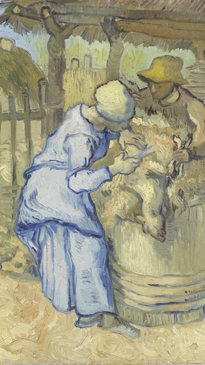 The Sheepshearer (after Millet)