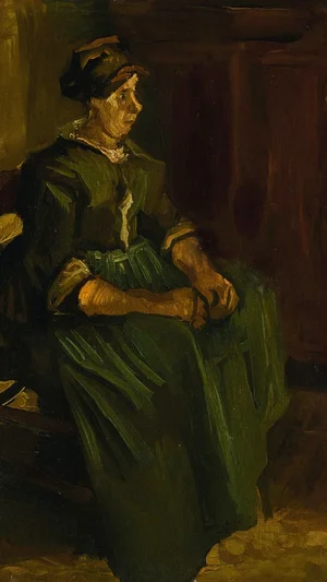 Peasant Woman Sitting on a Chair