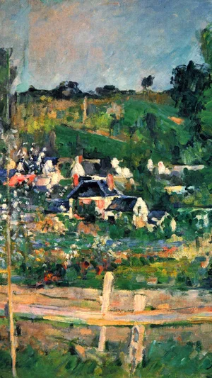 View of Auvers-sur-Oise - The Barrier