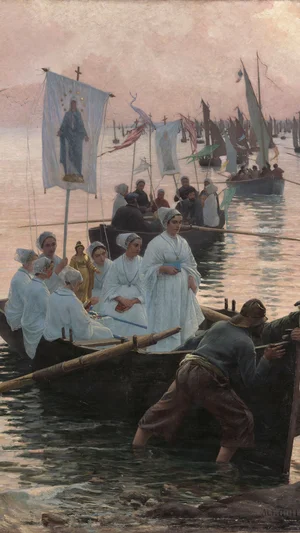 Arrival of the Pardon of Saint Anne at Concarneau