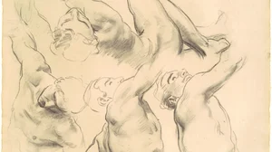Studies for "Heaven" and "Hell"
