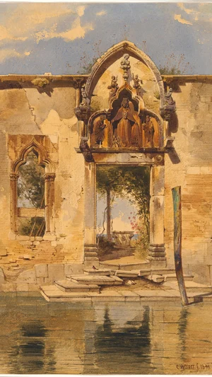 The Portal of the Madonna della Misericordia from the Canal