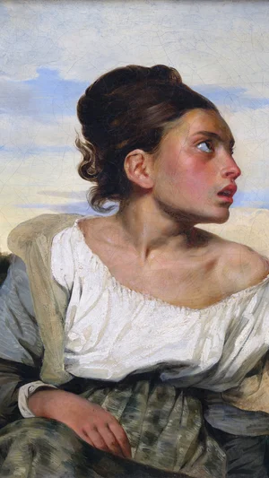 Orphan Girl at the Cemetery