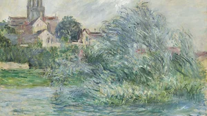Claude monet leglise a vetheuil)