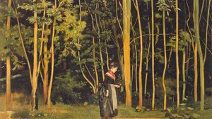 Walking at the Forest Edge