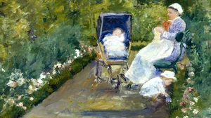 Children in a Garden (The Nurse)