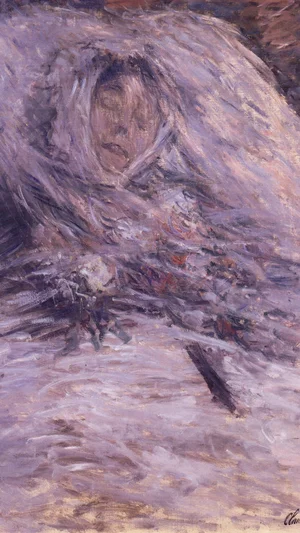 Camille Monet on her deathbed