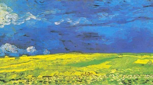 Wheatfield under Thunderclouds