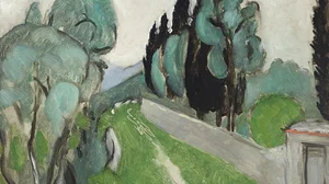 Landscape with Cypresses and Olive Trees near Nice